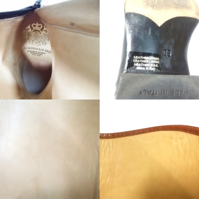 ファッシャーニ ロングブーツ 35 レザー レディースの靴/シューズ(ブーツ)の商品写真