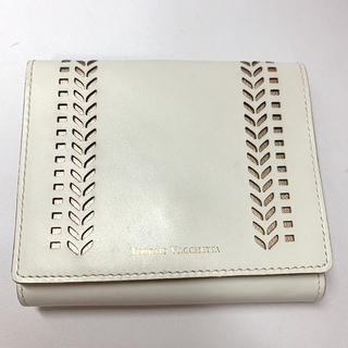 トプカピ(TOPKAPI)のトプカピ　二つ折り財布　　レザー　ホワイト(折り財布)