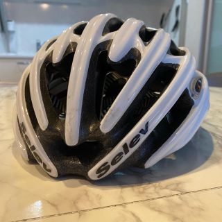 selev バイクヘルメット　＋　ビアンキバイクグローブ(ヘルメット/シールド)