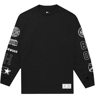 ハフ(HUF)の【HUF】x Starter コラボ ロングスリーブ Tシャツ ブラック XL(Tシャツ/カットソー(七分/長袖))