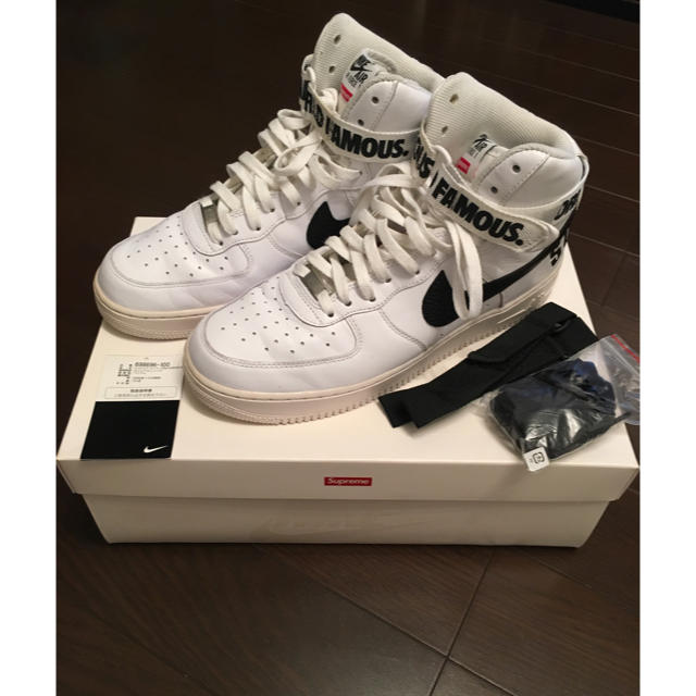 メンズNIKE ×  supreme AIR FORCE 1 シュプリーム ナイキ