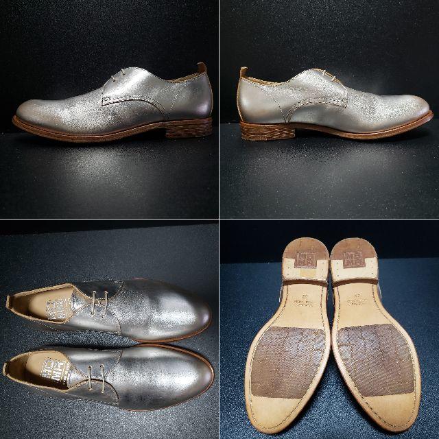 MOMA(モマ)のモマ (MOMA) イタリア製革靴　シルバー　42 メンズの靴/シューズ(ドレス/ビジネス)の商品写真