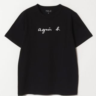 アニエスベー(agnes b.)のアニエスベー ロゴ　Tシャツ agnès b. ブラック Lサイズ(Tシャツ(半袖/袖なし))