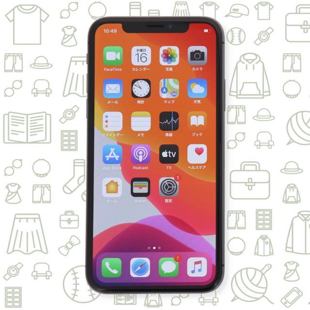 iPhone(アイフォーン)の【B】iPhoneX/256/SIMフリー スマホ/家電/カメラのスマートフォン/携帯電話(スマートフォン本体)の商品写真