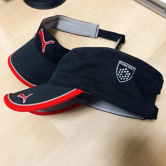 PUMA(プーマ)の【未使用新品】PUMA GOLF/サンバイザー/2個セット スポーツ/アウトドアのゴルフ(ウエア)の商品写真