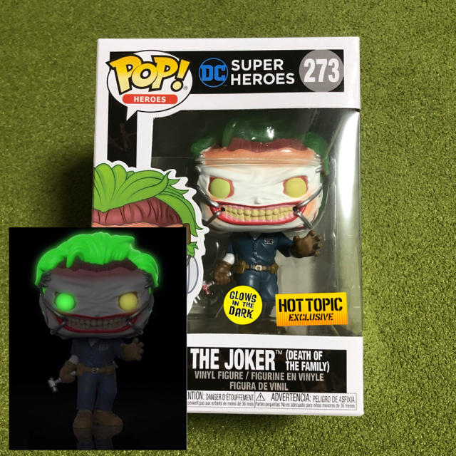 Funko pop 激レア 夜光版 DC ジョーカー ファンコ ポップ