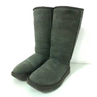 アグ(UGG)のアグ ロングブーツ W6 レディース グレー(ブーツ)