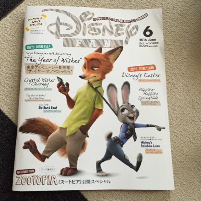 Disney(ディズニー)のディズニーファン 6月号 エンタメ/ホビーの雑誌(アート/エンタメ/ホビー)の商品写真