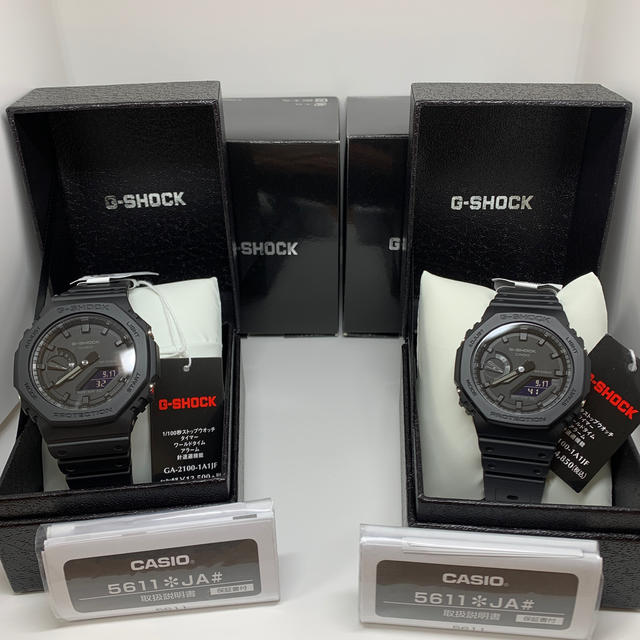 カシオ G-SHOCK GA-2100-1A1JF ブラックモデル 新品・未使用