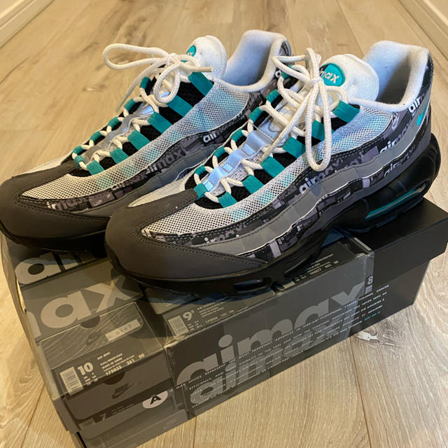 スニーカーatmos × NIKE AIR MAX 95 JADE 28cm