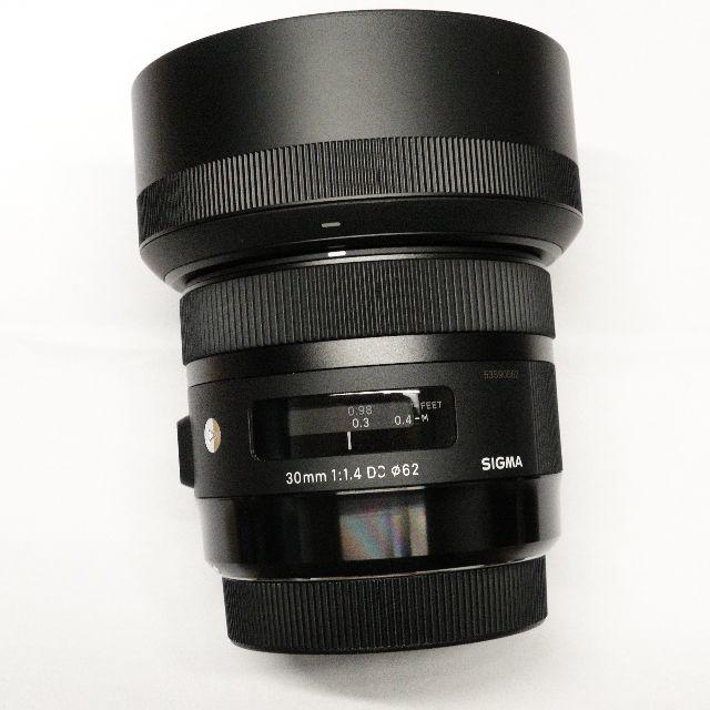 SIGMA(シグマ)の値下★保証2021/2021/3/9迄★SIGMA　EF　30ｍｍ F1.4 スマホ/家電/カメラのカメラ(レンズ(単焦点))の商品写真