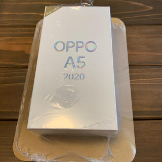 ラクテン(Rakuten)のOPPO A5 2020 ブルー　新品未開封(スマートフォン本体)