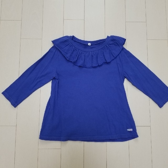 MARKEY'S(マーキーズ)のマーキーズ　襟フリルカットソー　サイズ120 キッズ/ベビー/マタニティのキッズ服女の子用(90cm~)(Tシャツ/カットソー)の商品写真