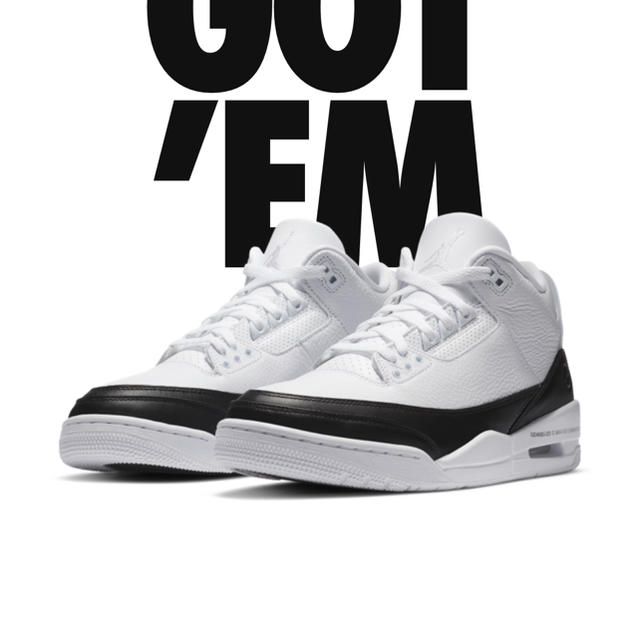 NIKE ナイキ AIR fragment Jordan3フラグメント藤原ヒロシ