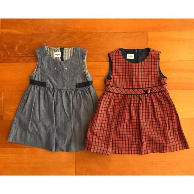 familiar(ファミリア)の(mio様専用) familiar ファミリア キッズ/ベビー/マタニティのベビー服(~85cm)(ワンピース)の商品写真