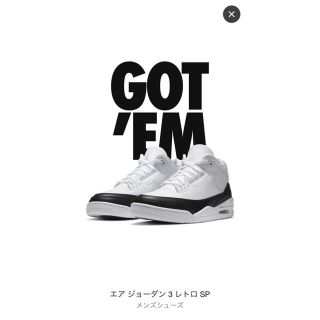 フラグメント(FRAGMENT)のNIKE　FRAGMENT×AIR JORDAN 25(スニーカー)