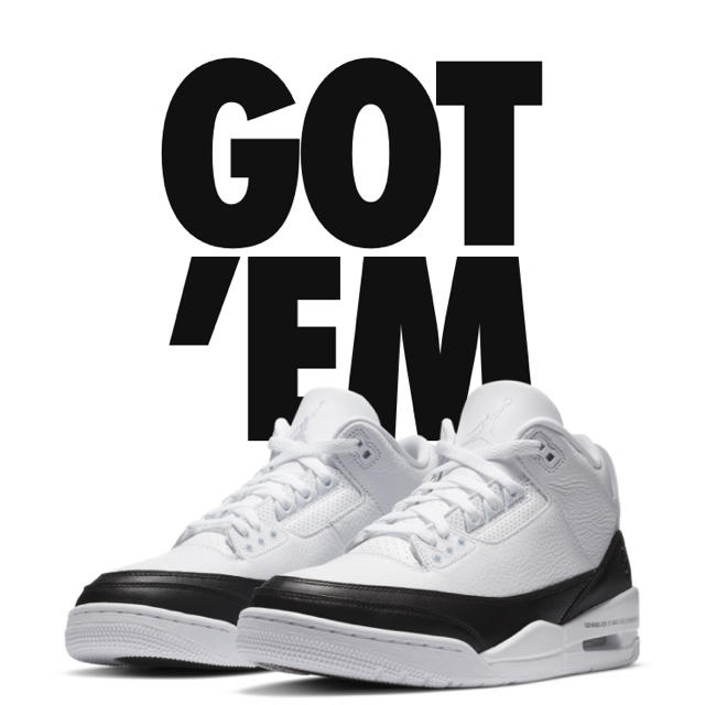 FRAGMENT × NIKE AIR JORDAN 3 フラグメント 28cm