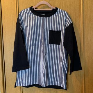 グローバルワーク(GLOBAL WORK)のきーたん様　未着用　GLOBAL WORK 七分袖トップス　ジュニアL(Tシャツ/カットソー)