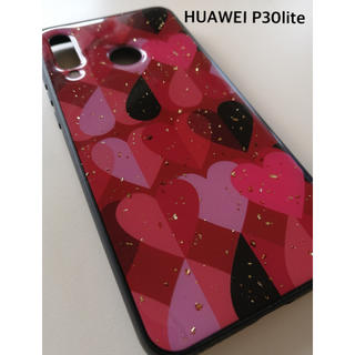 Huawei p30lite ケース　ハート　HUAWEI ファーウェイ(Androidケース)