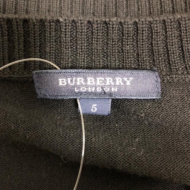 BURBERRY(バーバリー)のバーバリーロンドン 長袖セーター 黒 レディースのトップス(ニット/セーター)の商品写真