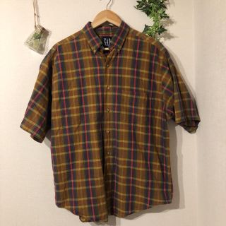 ギャップ(GAP)の90s GAP チェック半袖シャツ 古着 オールド(シャツ)