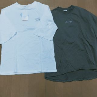 シマムラ(しまむら)のプチプラのあや、ティシャツ二枚セット٩(♡ε♡ )۶(Tシャツ(半袖/袖なし))