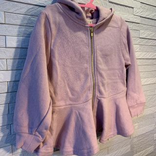 プティマイン(petit main)の【マホメット様専用】petit  main 裾フレアパーカー　size 90(ジャケット/上着)