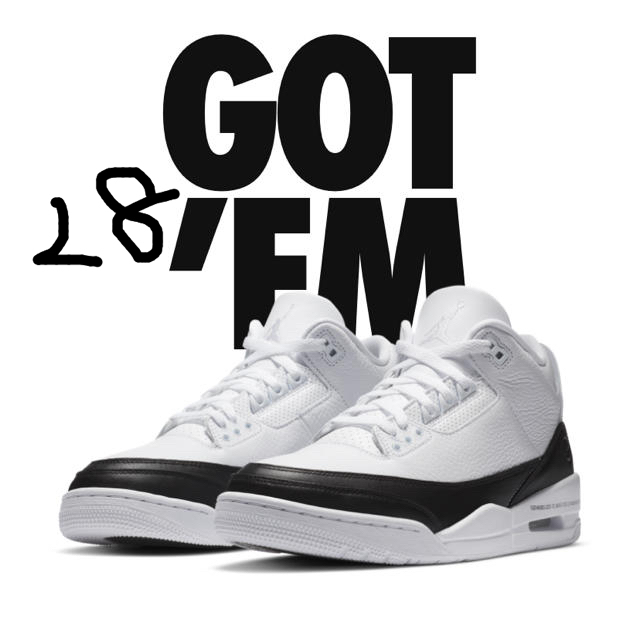 FRAGMENT x NIKE AIR JORDAN 3スニーカー