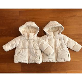 ザラキッズ(ZARA KIDS)の(ゆげ様専用) Zara baby ダウンコート　86cm 双子(ジャケット/コート)