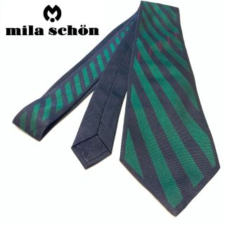 ミラショーン(mila schon)の未使用❗️《mila schon》イタリア製シルク100%タイ(ネクタイ)