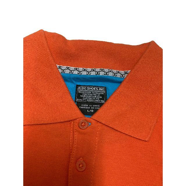 DC(ディーシー)の新品 アウトレット DC ポロシャツ ビッグサイズオレンジ　L メンズのトップス(ポロシャツ)の商品写真