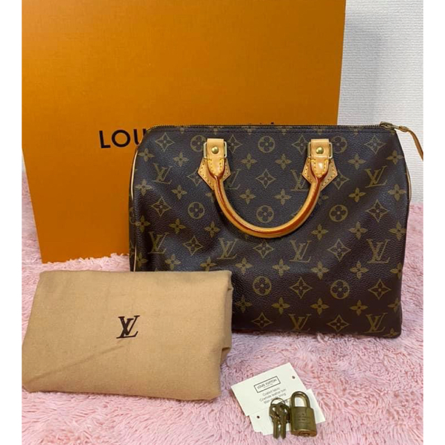 大きい割引 LOUIS VUITTON - 本物 LV スピーディー30 人気 ボストン