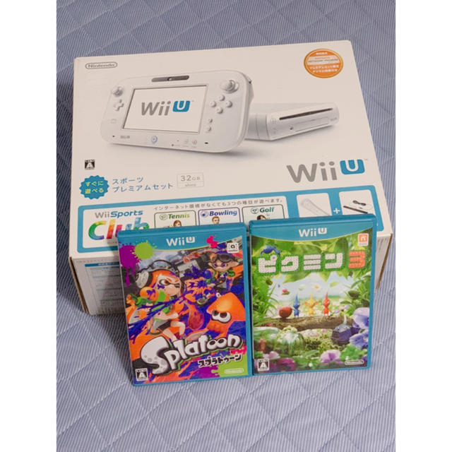 ゲームソフト/ゲーム機本体【専用出品】Wii U + スプラトゥーン ＋ ピクミン3