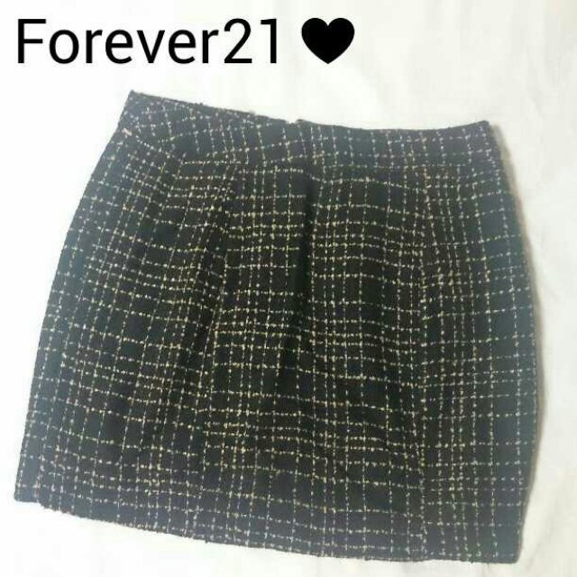 FOREVER 21(フォーエバートゥエンティーワン)のForever21♥ツイードチェックSK レディースのスカート(ミニスカート)の商品写真