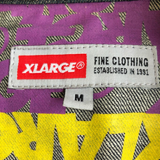 XLARGE(エクストララージ)のほぼ新品☆エクストララージ　デニムジャケット メンズのジャケット/アウター(Gジャン/デニムジャケット)の商品写真