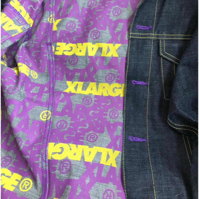 XLARGE(エクストララージ)のほぼ新品☆エクストララージ　デニムジャケット メンズのジャケット/アウター(Gジャン/デニムジャケット)の商品写真