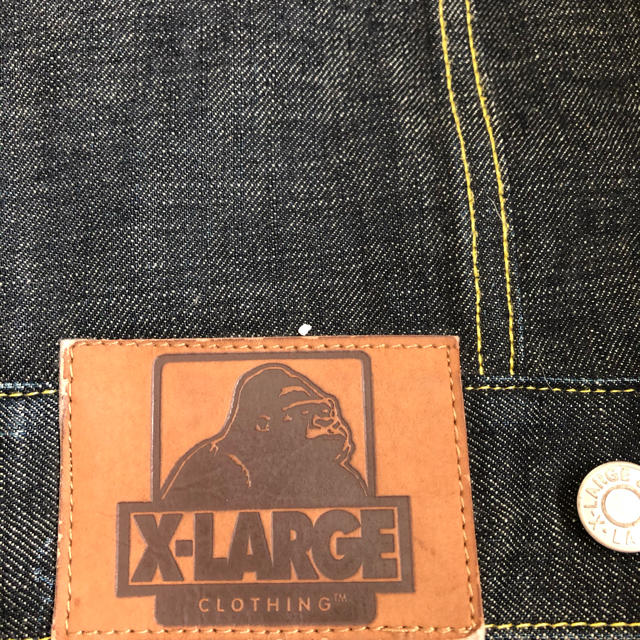 XLARGE(エクストララージ)のほぼ新品☆エクストララージ　デニムジャケット メンズのジャケット/アウター(Gジャン/デニムジャケット)の商品写真