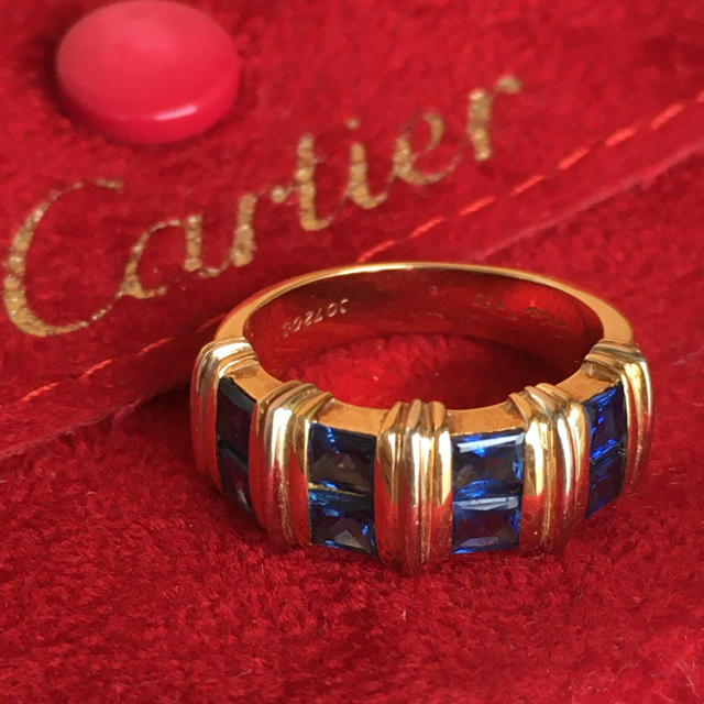 Cartier カルティエ エルミオン　サファイヤリング