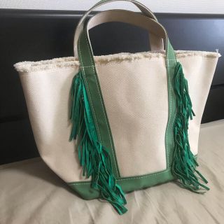 ドゥロワー(Drawer)のAYAKO BAG アヤコバッグ　グリーン　緑　新品自宅保管品(トートバッグ)