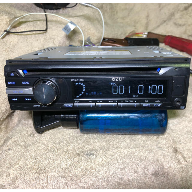 azur CDX-013ch CD USB AUX 中古 自動車/バイクの自動車(カーオーディオ)の商品写真