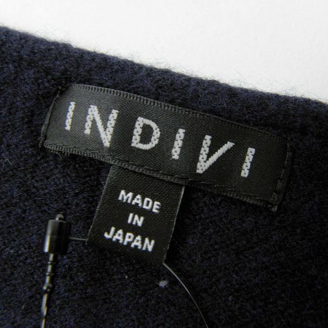 INDIVI(インディヴィ)の未使用 インディヴィ カシミヤブレンド Vネックホールガーメントニット セーター レディースのトップス(ニット/セーター)の商品写真