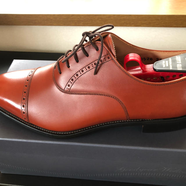 スコッチグレイン　革靴　ストレートチップ　２７　新品