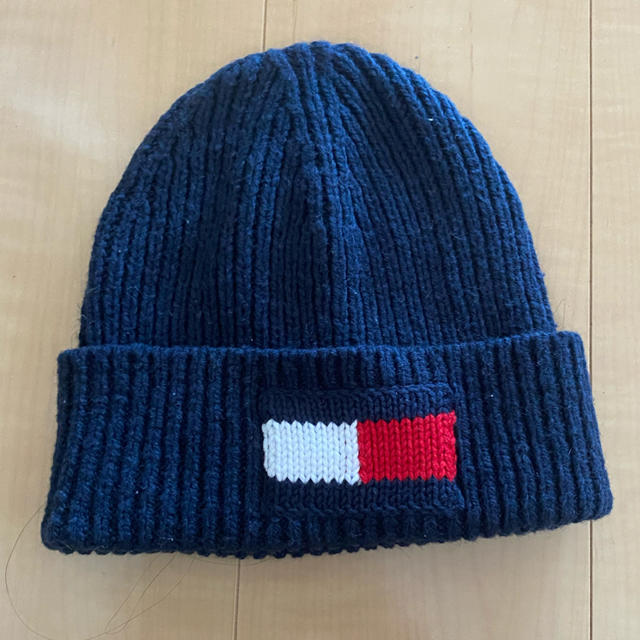 TOMMY HILFIGER(トミーヒルフィガー)のtommy ニット帽 レディースの帽子(ニット帽/ビーニー)の商品写真