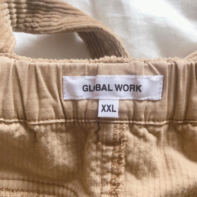 GLOBAL WORK(グローバルワーク)のコーデュロイジャンバースカート キッズ/ベビー/マタニティのキッズ服女の子用(90cm~)(ワンピース)の商品写真