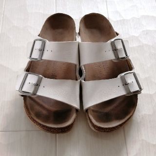 ビルケンシュトック(BIRKENSTOCK)の最終値下げ☆ビルケンシュトック 24cm サンダル ホワイト(サンダル)