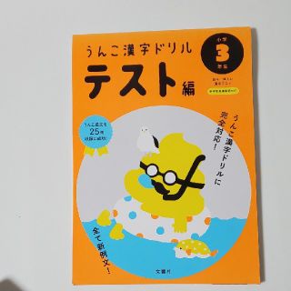 うんこ漢字ドリル テスト編 小学３年生 (絵本/児童書)