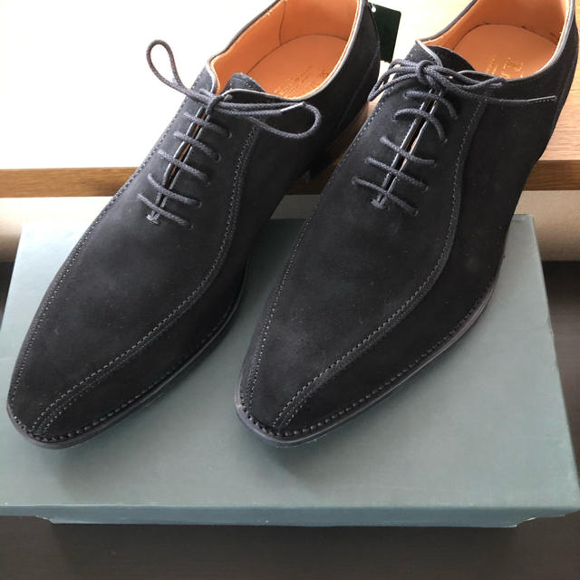 takamoriさま専用スコッチグレイン　革靴　ツーシーム　スエード　２７　新品