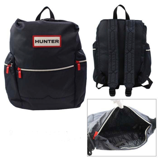 HUNTER(ハンター)の新品 HUNTER ハンター トップクリップ バックパック リュック ブラック レディースのバッグ(リュック/バックパック)の商品写真