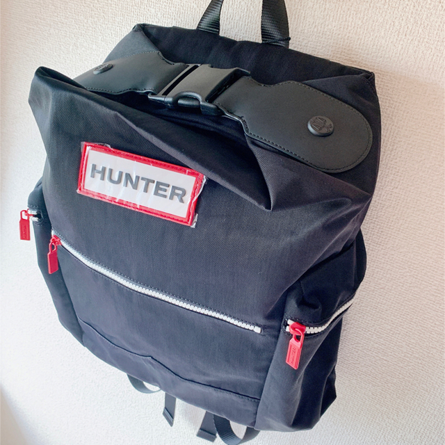 HUNTER(ハンター)の新品 HUNTER ハンター トップクリップ バックパック リュック ブラック レディースのバッグ(リュック/バックパック)の商品写真