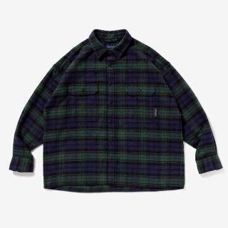 ダブルタップス(W)taps)のDESCENDANT   VANING CHECK LS SHIRT 新品未使用(シャツ)